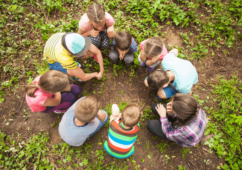 Attività outdoor per bambini senza materiali