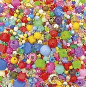 Perline colorate forme assortite