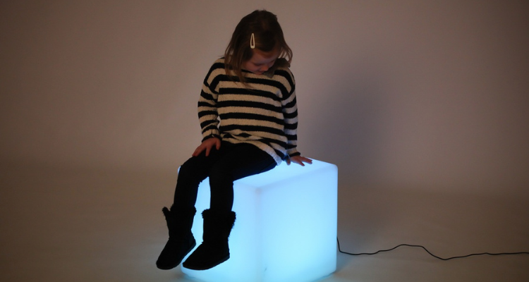 cubo luminoso snoezelen borgione
