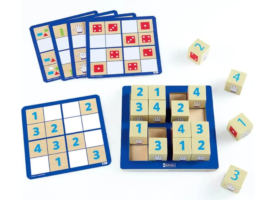 Giochi della memoria da utilizzare durante Alzheimer Café: sudoku a cubi