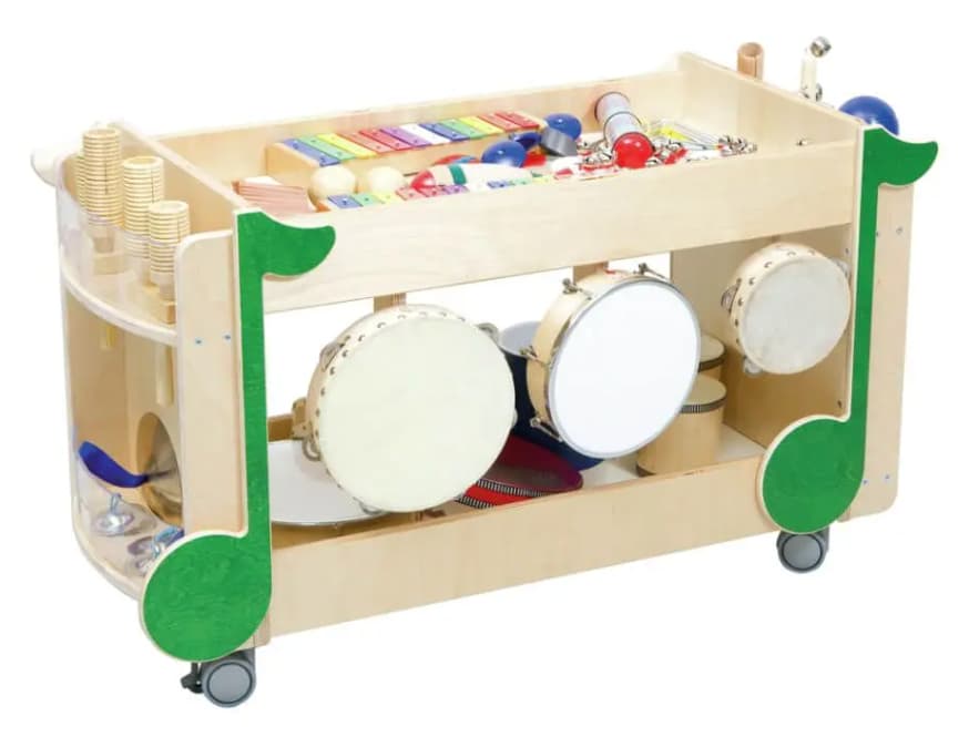 carrello musicale completo