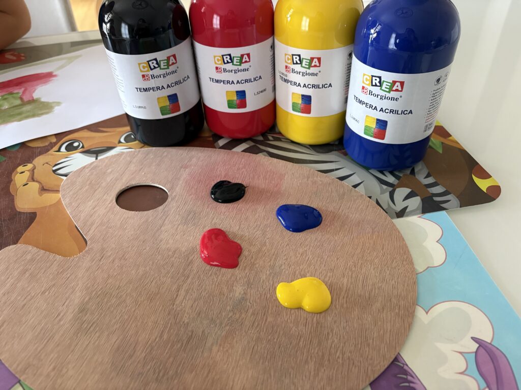 tempere borgione per attività in classe