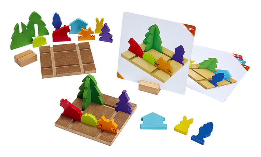Punti di vista, gioco per lo sviluppo dell'orientamento spaziale e delle competenze visuo-spaziali nei bambini - Borgione